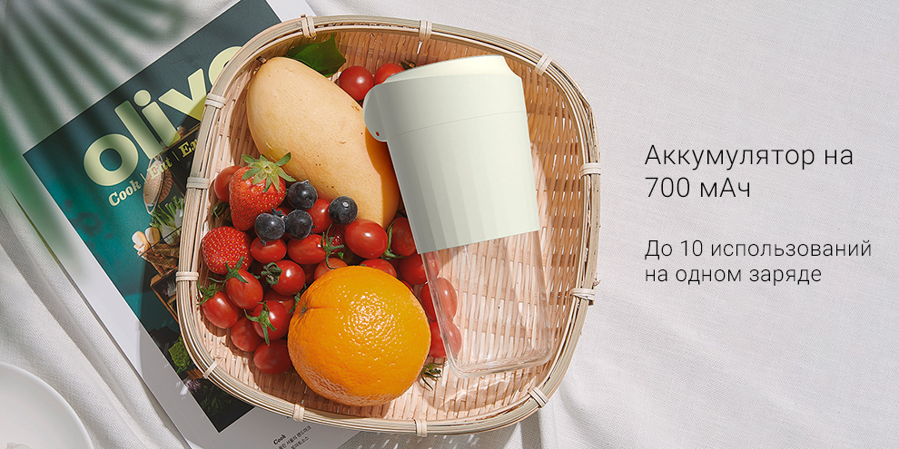 Портативный блендер Xiaomi SOLOVE Portable Juice Cup 330ml Z2