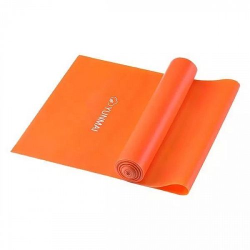Лента эластичная для фитнеса Yunmai Elastic Band 0.45 мм (YMTB-T401) Orange (Оранжевый) — фото