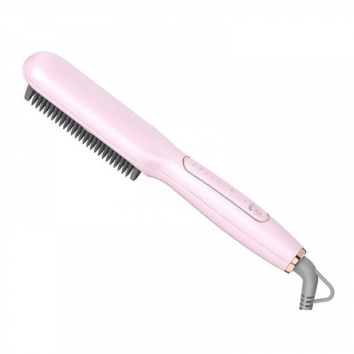 Электрическая расческа Yueli Straight Hair Comb (HS-528P) Pink (Розовый) — фото