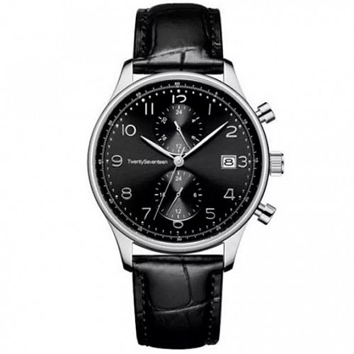 Кварцевые часы TwentySeventeen Light Business Quartz Watch Black (Черные) — фото
