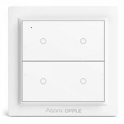 Умный выключатель Xiaomi Aqara Opple Scene Switch Wireless 4 Buttons Edition (не встраиваемый) Белый — фото